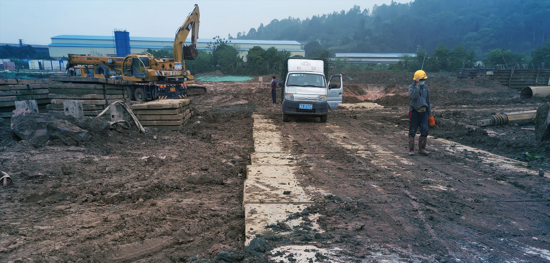 無需回填磚渣，直接省下磚渣費用，減少工程開支預(yù)算，松軟泥濘土質(zhì)施工無障礙